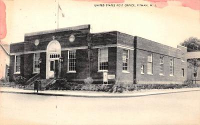 United States Post Office Pitman, New Jersey Postcard