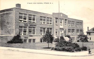 Pitman High School New Jersey Postcard