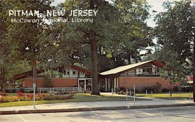 McCowan Memorial Library Pitman, New Jersey Postcard
