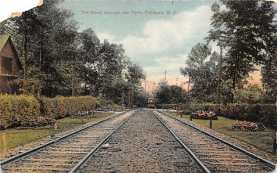 The Road through the Park Palisades, New Jersey Postcard