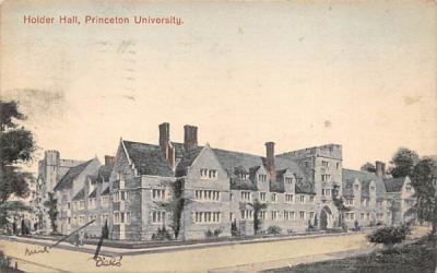 Holder Hall, Princeton University New Jersey Postcard