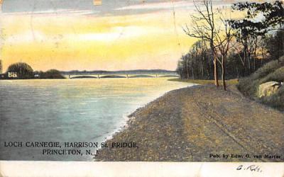 Loch Carnegie, Harrison St. Bridge Princeton, New Jersey Postcard