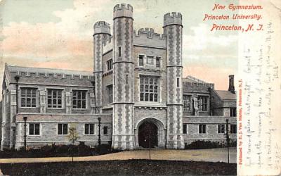 New Gymnasium, Princeton University New Jersey Postcard