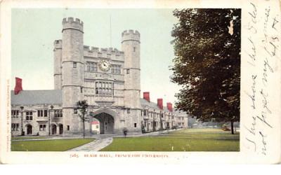 Blair Hall, Princenton University Princeton, New Jersey Postcard