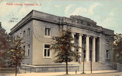 Public Library Paterson, New Jersey Postcard