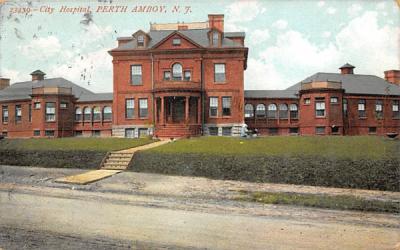 City Hospital Perth Amboy, New Jersey Postcard