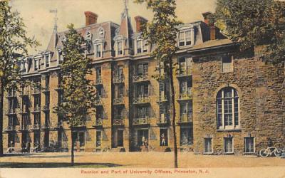 Reunion and Part of University Offices Princeton, New Jersey Postcard