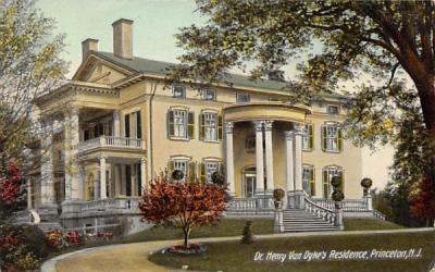 Dr. Henry Van Dyke's Residence Princeton, New Jersey Postcard