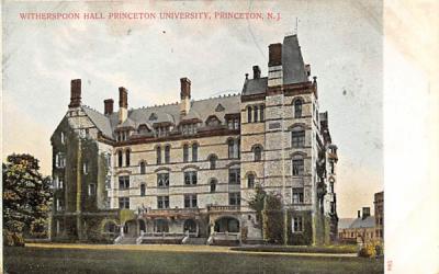 Witherspoon Hall Princeton University New Jersey Postcard