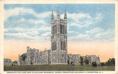 Graduate College Princeton University New Jersey Postcard