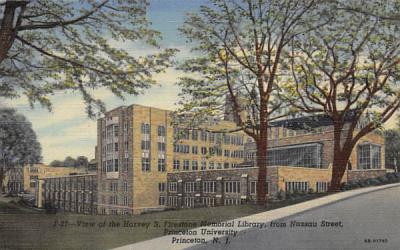 Harvey S. Firestone Princeton University New Jersey Postcard