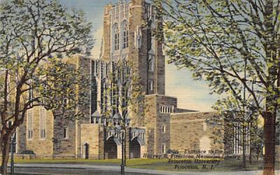 Harvey S. Firestone Princeton University New Jersey Postcard