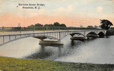 Harrison Street Birdge Princeton, New Jersey Postcard