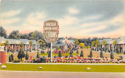 Arcola Motor Lodge Paramus, New Jersey Postcard