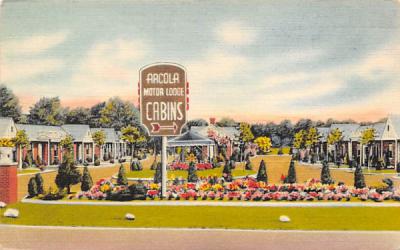 Arcola Motor Lodge Paramus, New Jersey Postcard