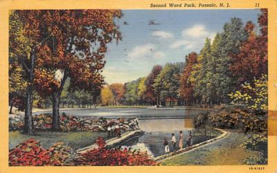 Second Ward Park Passaic, New Jersey Postcard