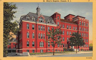 St. Mary's Hospital Passaic, New Jersey Postcard