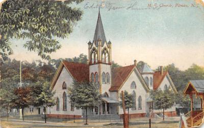 M. E. Church Pitman, New Jersey Postcard