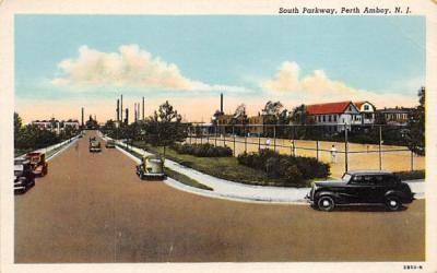 South Parkway Perth Amboy, New Jersey Postcard