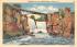 Passaic Falls and Chasm Bridge New Jersey Postcard