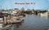 Fishing Docks at Point Pleasant Beach New Jersey Postcard