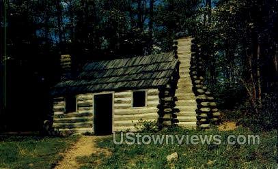 Reconstructed Continental Army Officers' Hut - Morristown, New Jersey NJ Postcard