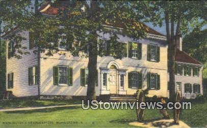 Washington's Headquarters - Morristown, New Jersey NJ Postcard