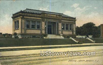 Bayonne Library - New Jersey NJ Postcard