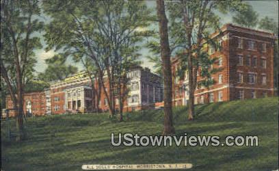 All Soul's Hospital - Morristown, New Jersey NJ Postcard