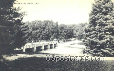 Lafayette, New Jersey Postcard      ;      Lafayette, NJ