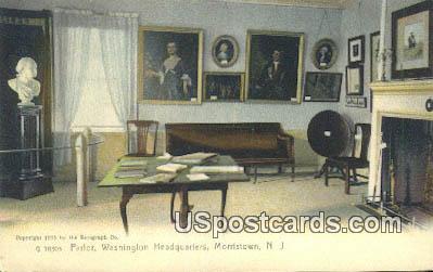 Parlor, Washington Headquarters - Morristown, New Jersey NJ Postcard