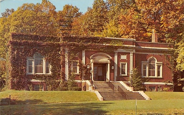 George L. Pease Memorial Library Ridgewood, New Jersey Postcard