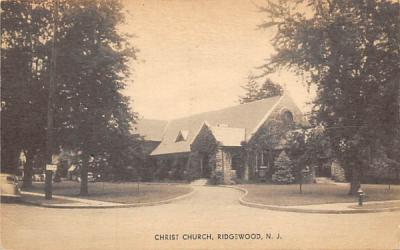 Christ Church Ridgewood, New Jersey Postcard