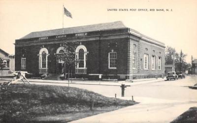 United States Post Office Red Bank, New Jersey Postcard