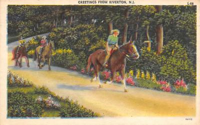 Greetings from Riverton New Jersey Postcard