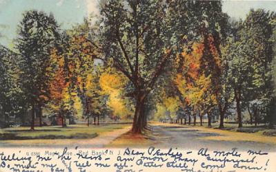 Maple Ave. Red Bank, New Jersey Postcard