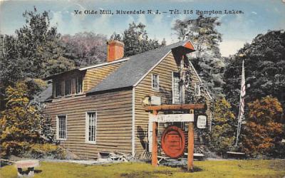 Ye Olde Mill Riverdale, New Jersey Postcard