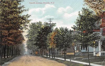 Fourth Avenue Roselle, New Jersey Postcard