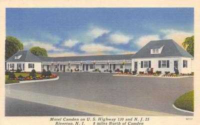 Motel Camden  Riverton, New Jersey Postcard