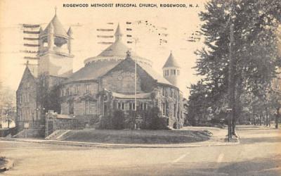Ridgewood Methodist Episcopal Church New Jersey Postcard