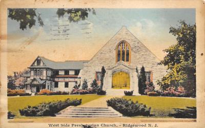 West Side Presbyterian Church Ridgewood, New Jersey Postcard