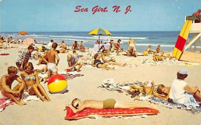 On a Lazy Afternoon Sea Girt, New Jersey Postcard