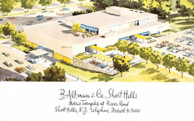 B. Altman & Co., Short Hills New Jersey Postcard