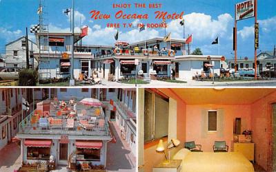 Motel Oceana Seaside Heights, New Jersey Postcard