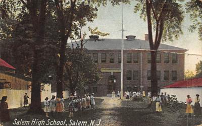 Salem High School New Jersey Postcard
