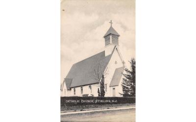 Catholic Church Stirling, New Jersey Postcard