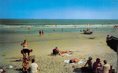 Beach Scene Stone Harbor, New Jersey Postcard