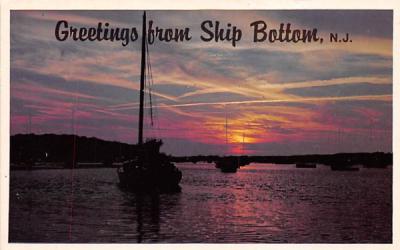 Greetings from Ship Bottom New Jersey Postcard