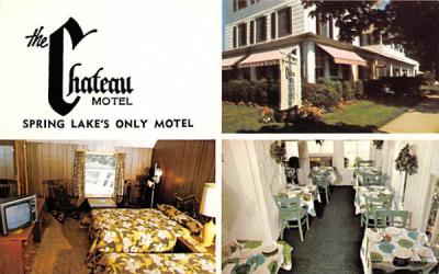 The Chateau Motel Spring Lake, New Jersey Postcard