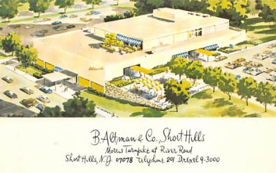 B. Altman & Co.  Short Hills, New Jersey Postcard